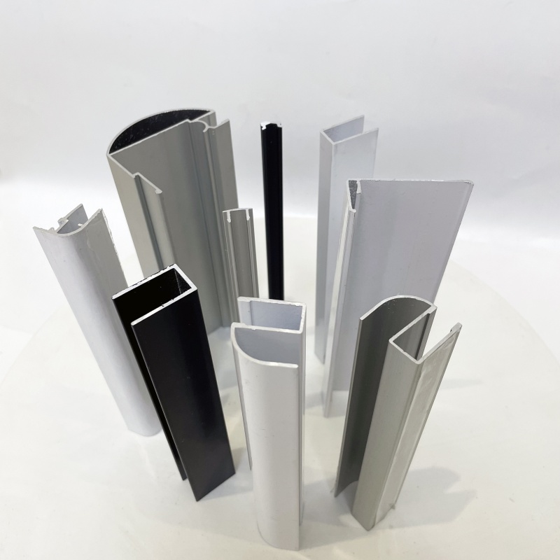 Surface details of aluminum profiles produced in collaboration with Argentine clients