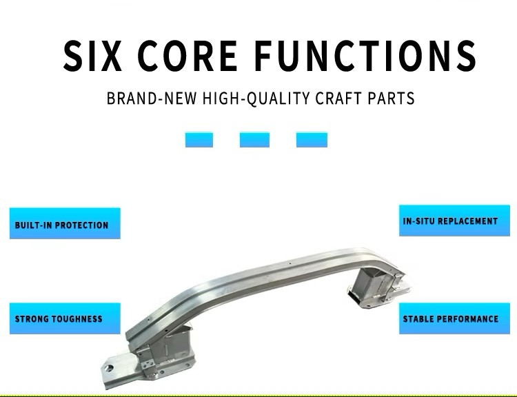Aluminum front bumper bar replacement for Honda Accord 2023–2025, lightweight and OEM style