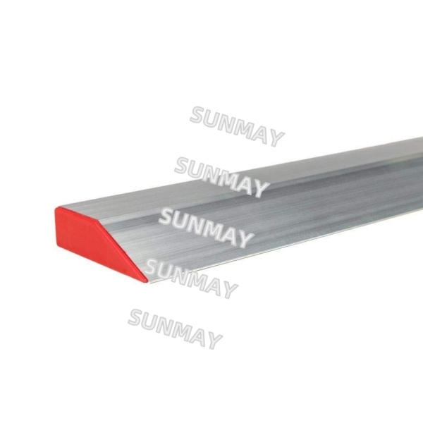 Aluminum Feather Edge Profile with smooth surface for precise finishing in construction and industrial applications.