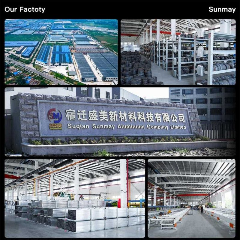 Sunmay aluminum profile powder coating line specializing in titanium space gray finishes.